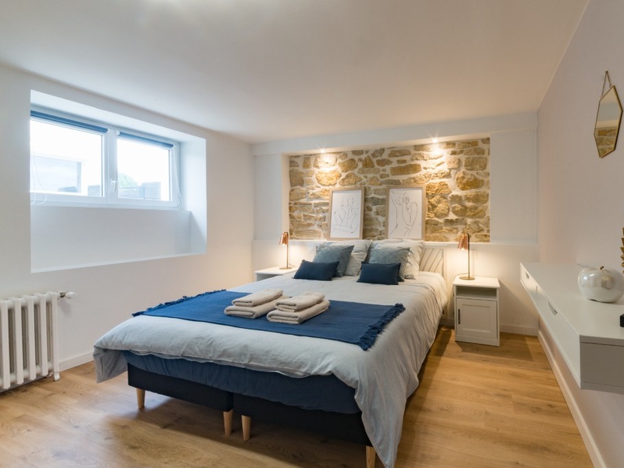 RDC: Chambre 1 avec lit 160 x 200