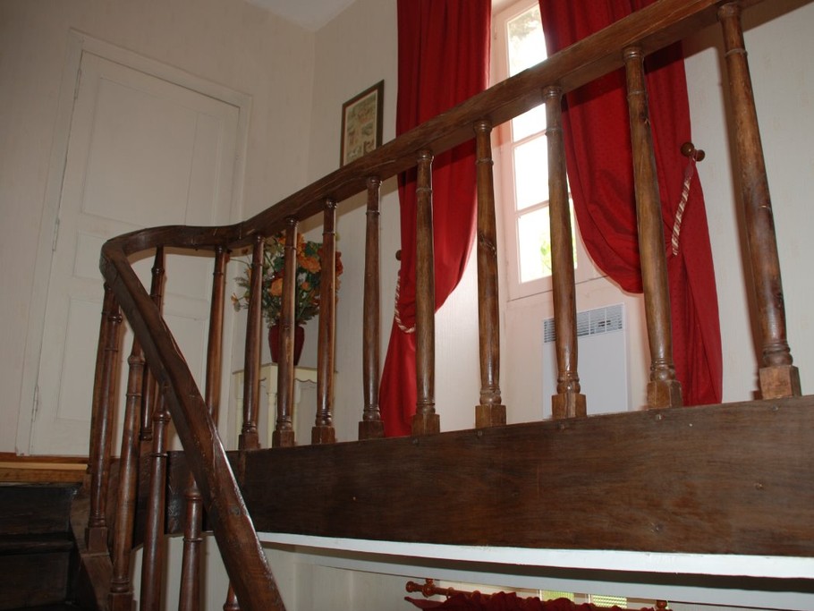escalier chambre rustique
