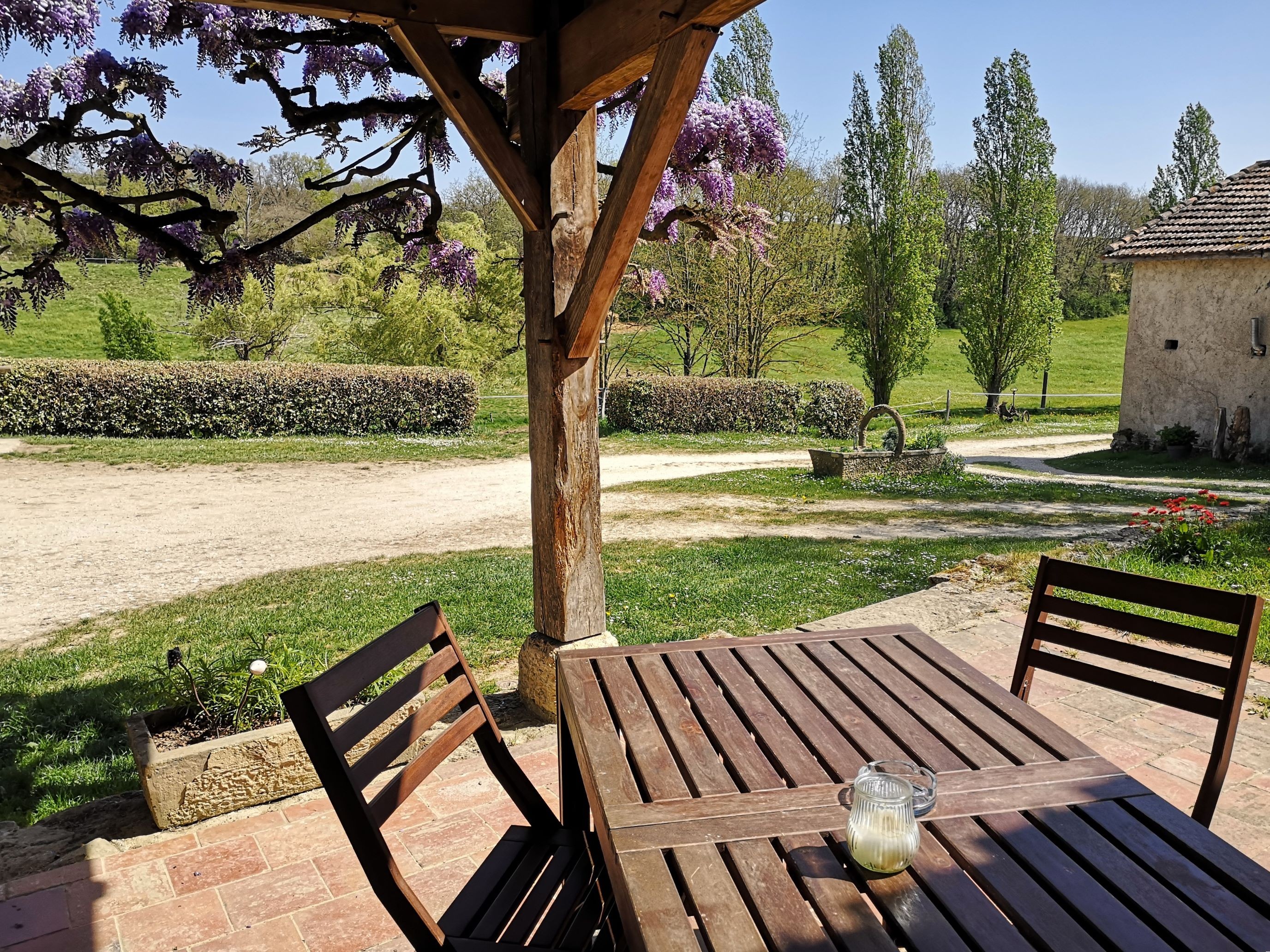 Le Chai - Vue de la terrasse