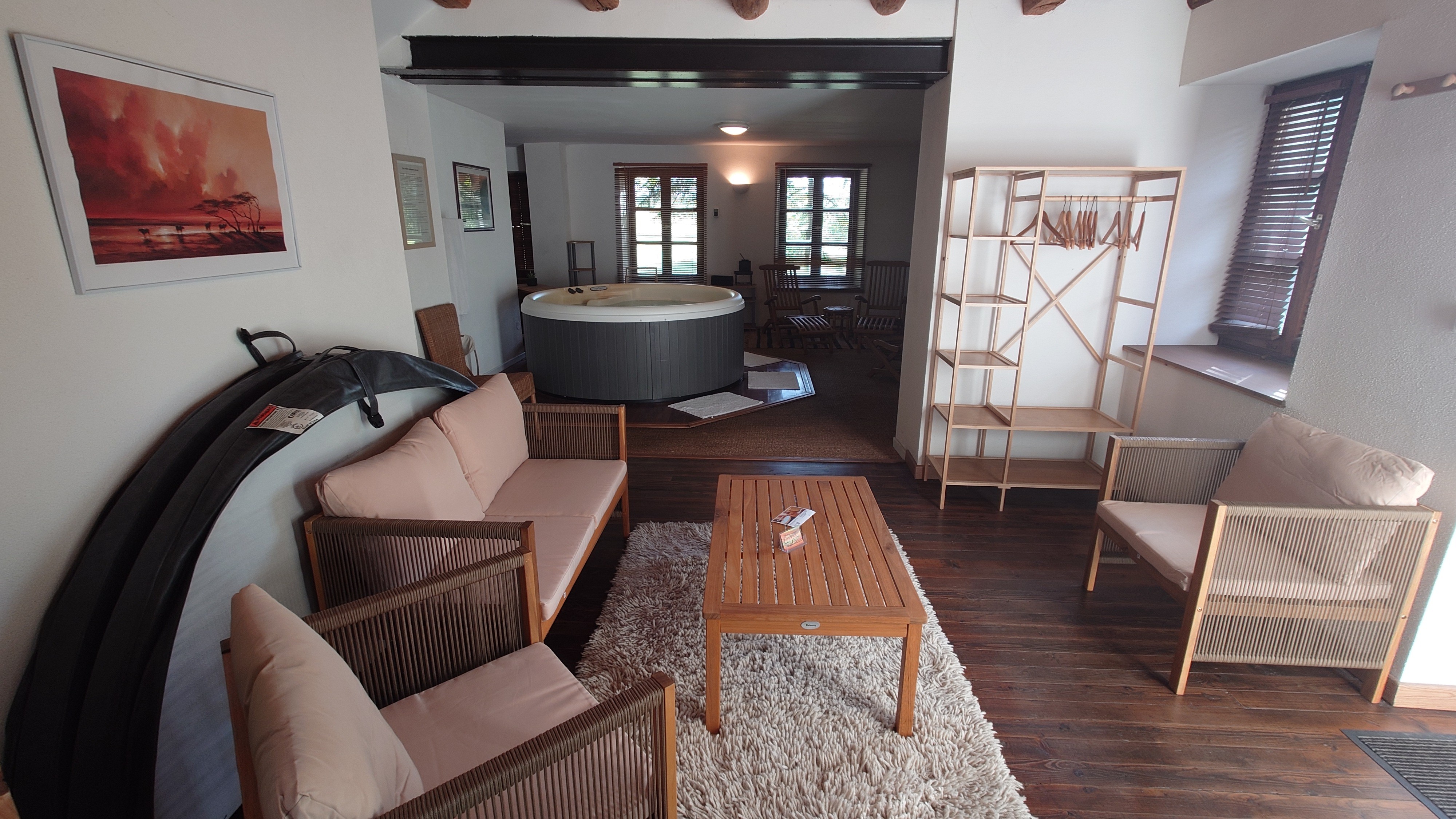 Spa and relaxation area on the ground floor