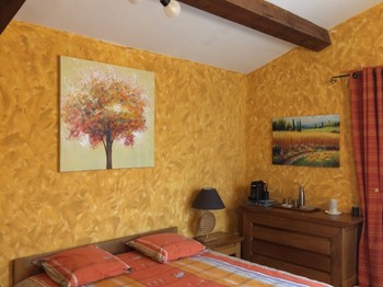 Safran, lit et plateau de courtoisie