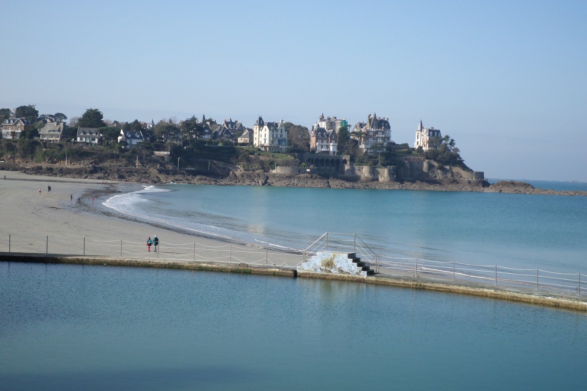 Dinard Plage de l'écluse, piscine