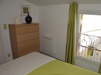 Chambre verte - étage - Maison Grise pour 5 personnes, proche plages, Meschers sur Gironde près de Royan