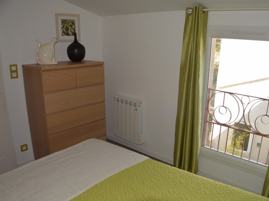Chambre verte - étage - Maison Grise pour 5 personnes, proche plages, Meschers sur Gironde près de Royan
