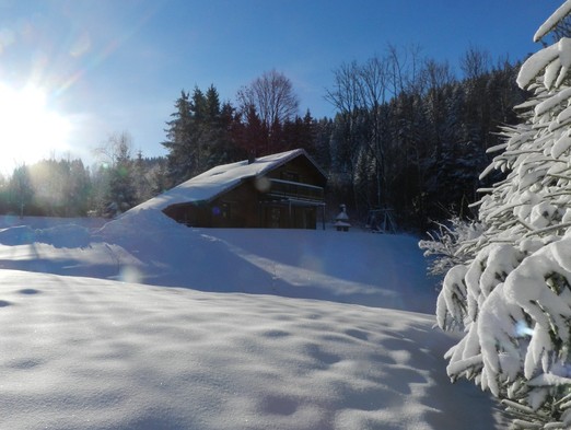 Paysage d'hiver - Chalet Poème
