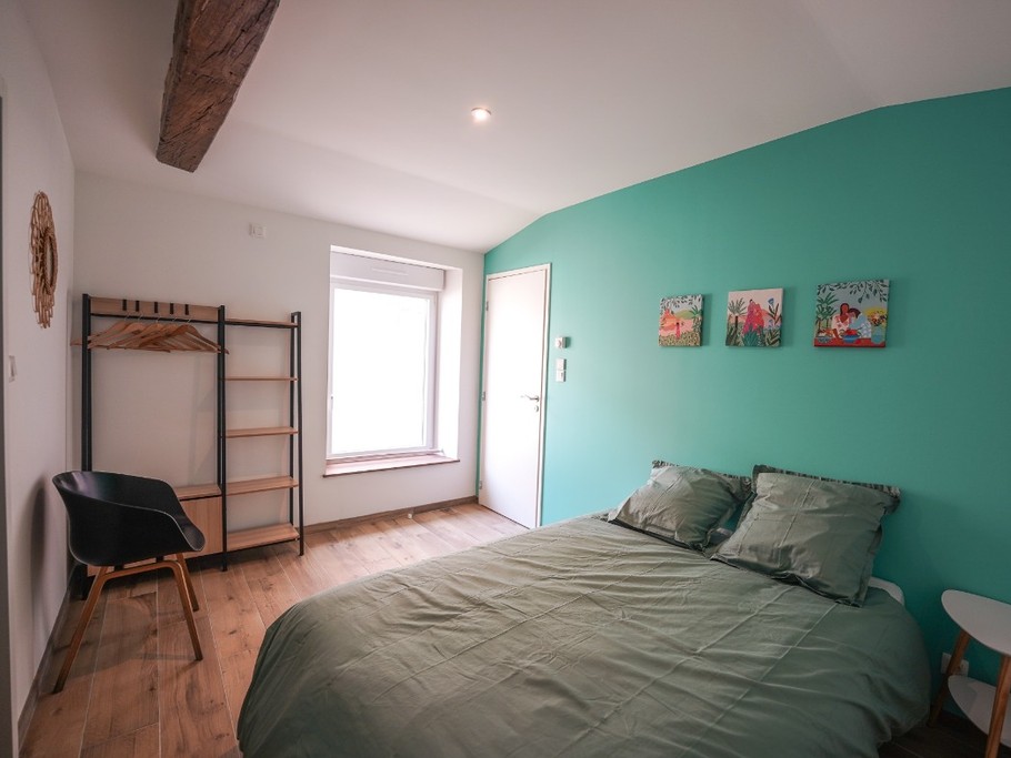 Chambre Jungle - Lit 140*190 avec un chambre enfant attenante (lit superposé 80*180)