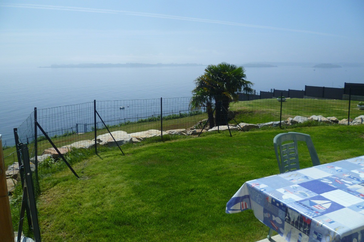 vue de la terrasse de l'appartement