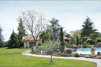 Jardin, piscine sécurisée - Saint Sulpice - Tarn -