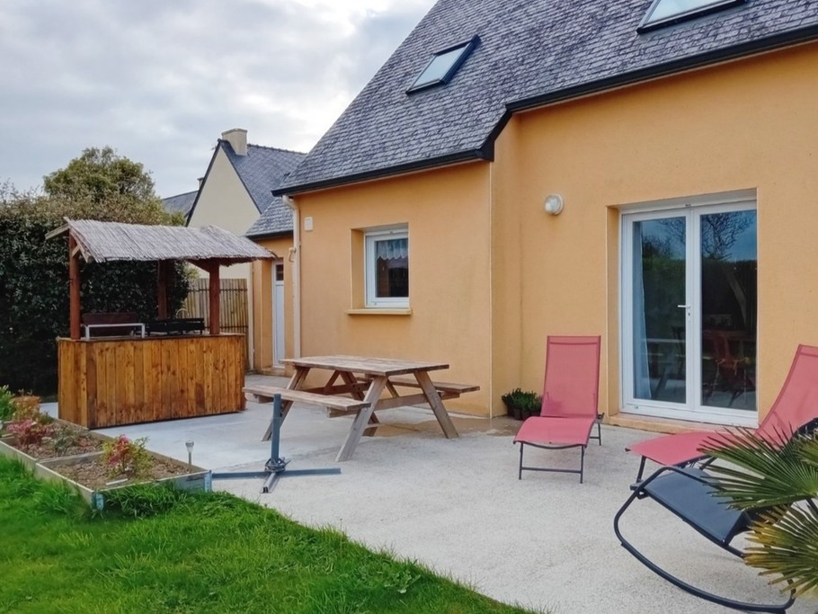 Façade de la maison cöté jardin