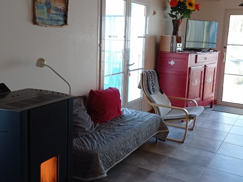 Le Salon/séjour de La Vague Océane Oléronaise près de la plage pour 6 personnes en Charente maritime