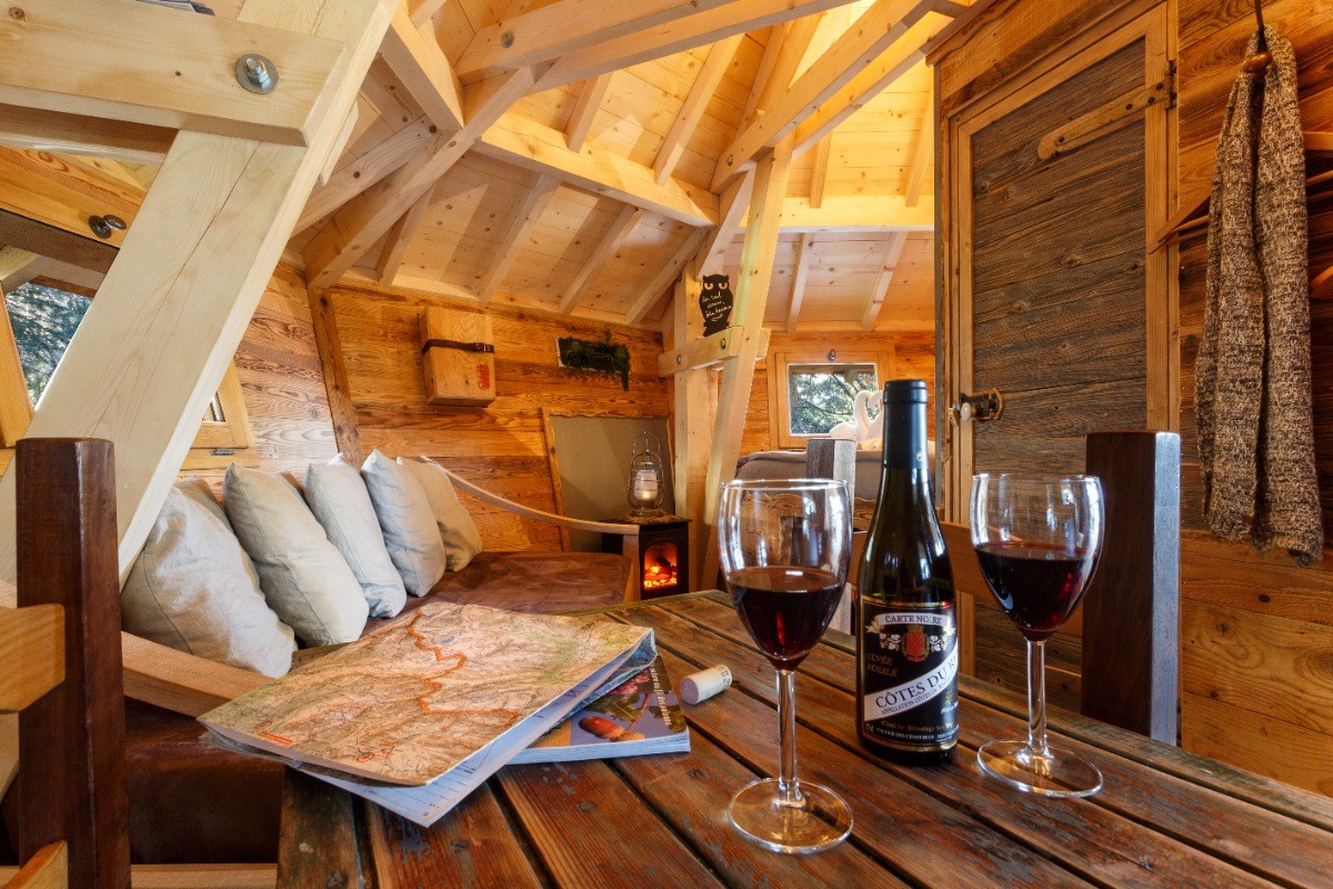 Intérieur Cabane "La Bordée"