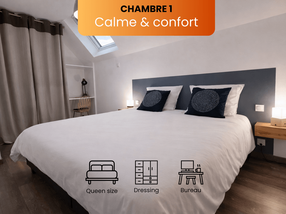 First floor: Bedroom 1 - Bed 160