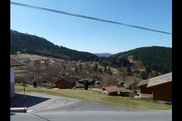 Vue du Chalet Stuga