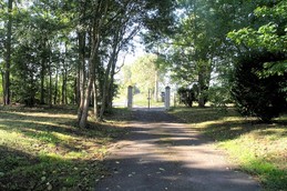 L'entrée de la propriété