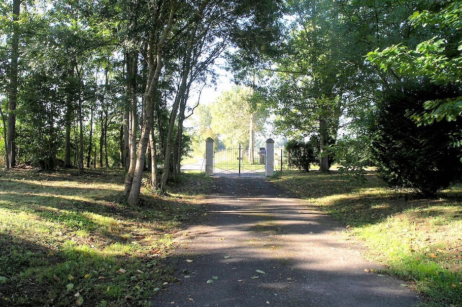 L'entrée de la propriété
