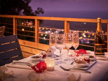 dîner à la Villa Romeo