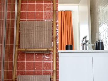 La salle d'eau du gîte Terre