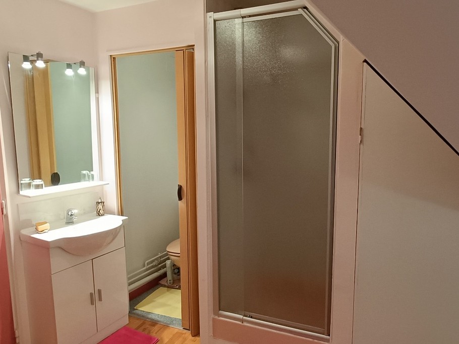 Chambre d'hôtes Framboise - La petite vallée - Douche