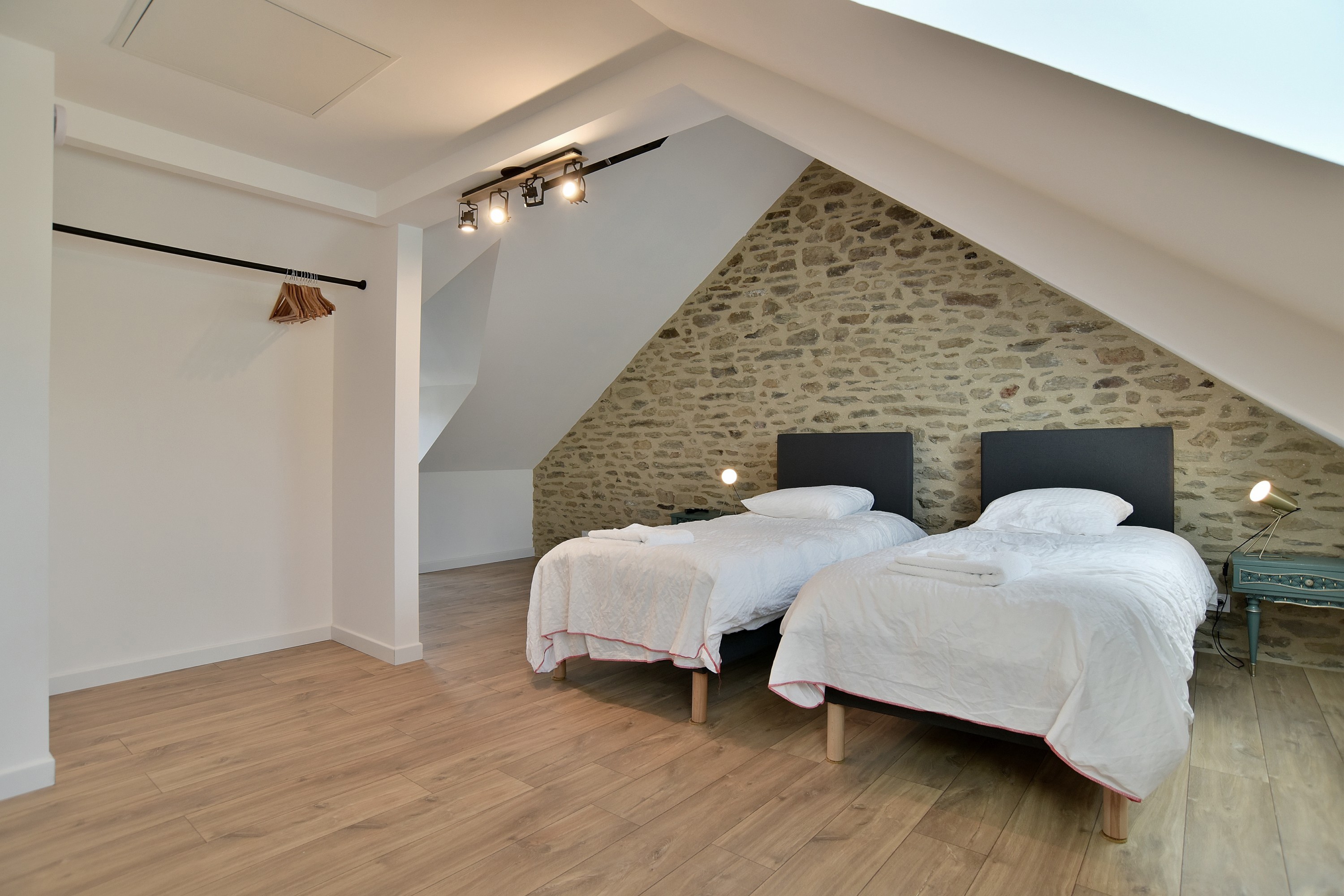 Chambre 2e étage / 2 lits en 90