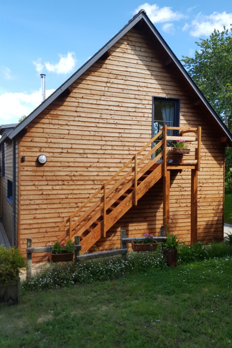 Accès extérieur à la chambre de l'étage