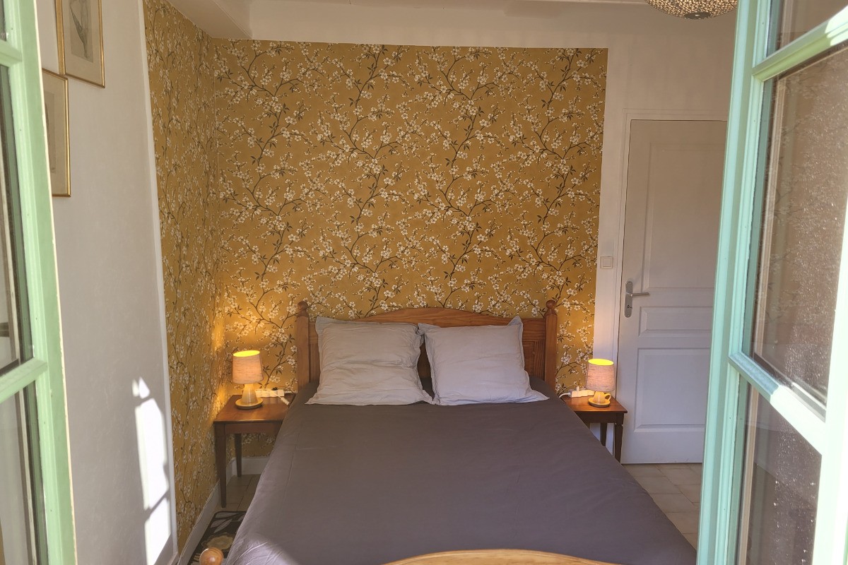 Chambre 1 plein pieds Lit double non modulable