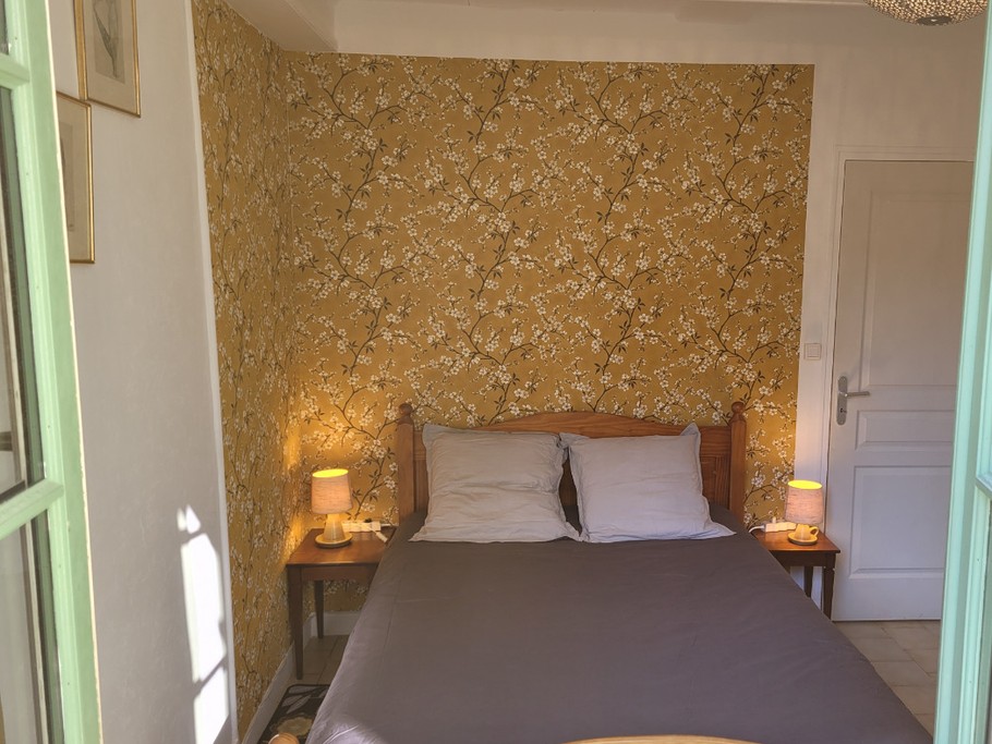 Chambre 1 plein pieds Lit double non modulable