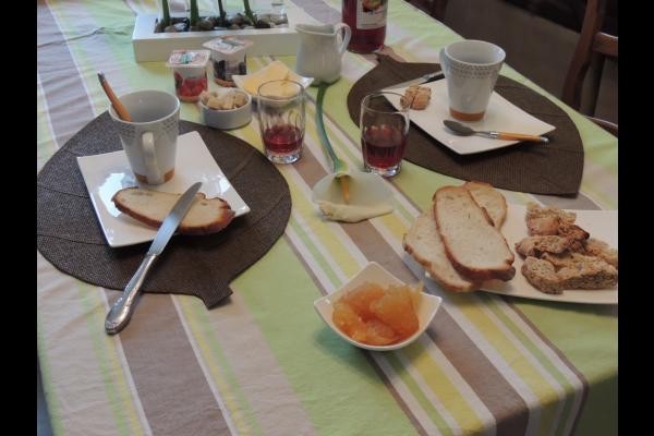 Chambres d'hôtes avec piscine dans le Parc naturel régional du Pilat - Petit déjeuner