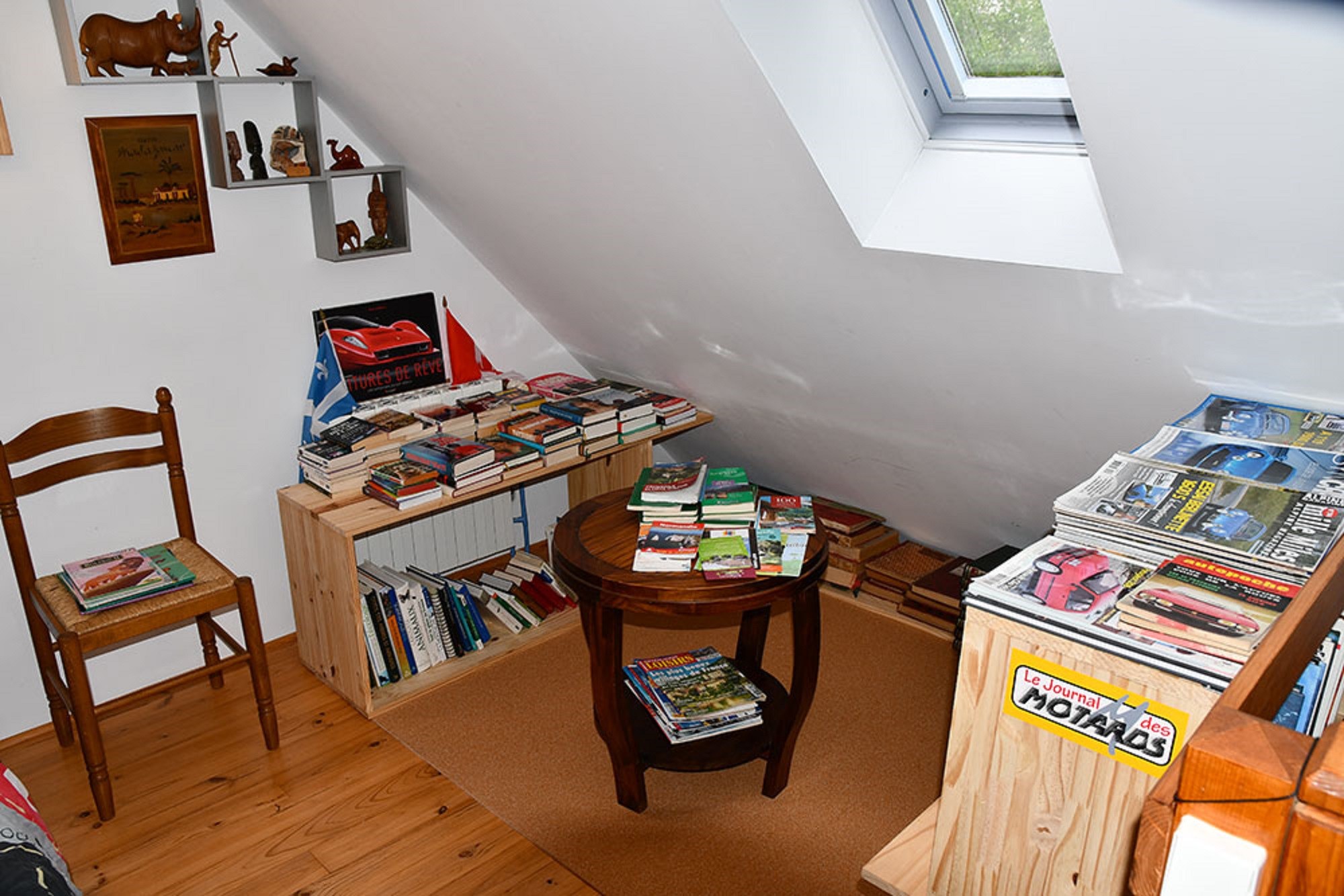 bibliothèque chez l' habitant