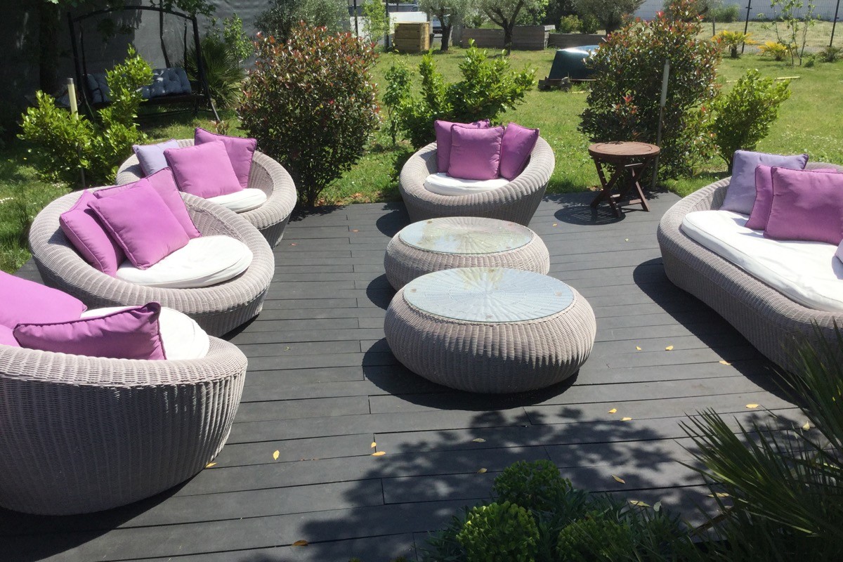 Terrasse et jardin