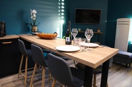 Cuisine  Gîte Appart'Edith La Neuville aux Larris