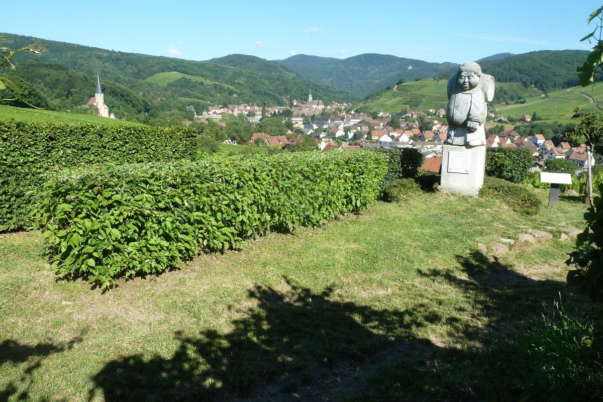 Vue sur le village d'Andlau