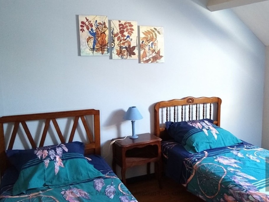 Chambre 2 personnes 2 lits jumeaux 90 cm