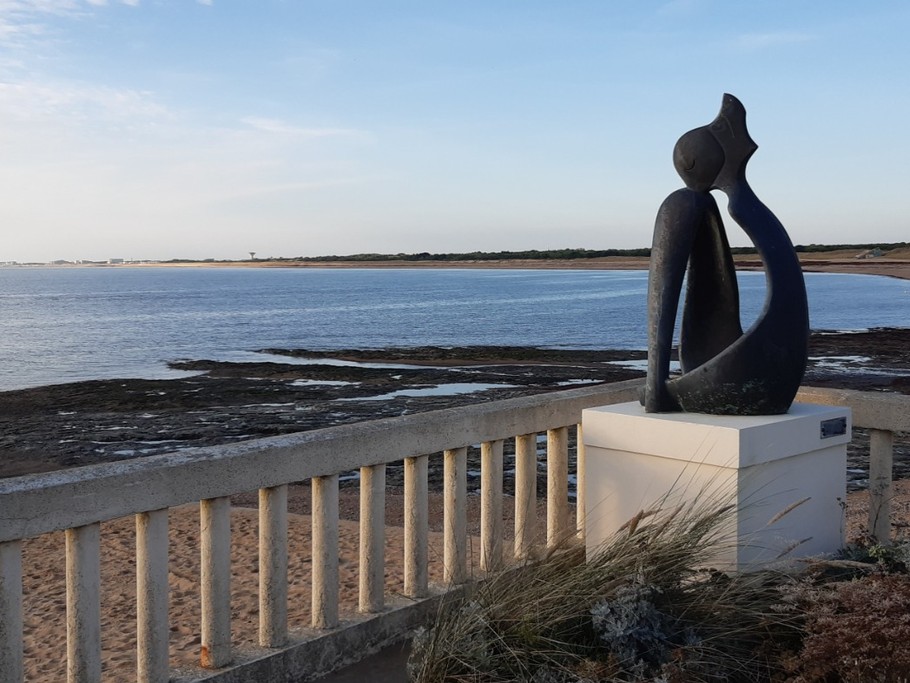 La plage de SION à marée basse