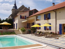 back terrace of the gîte