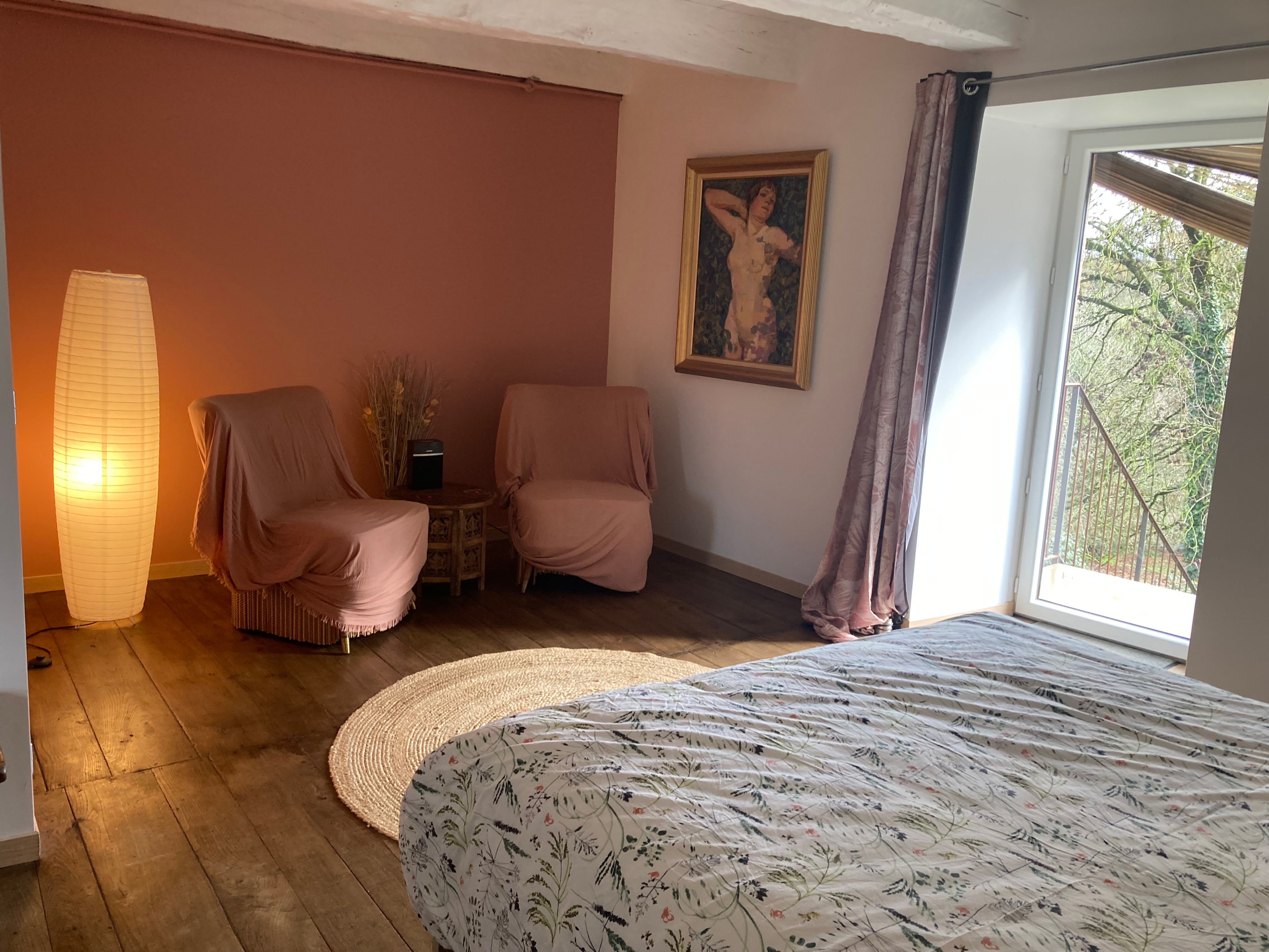 Chambre Gédé donnant sur terrasse privative