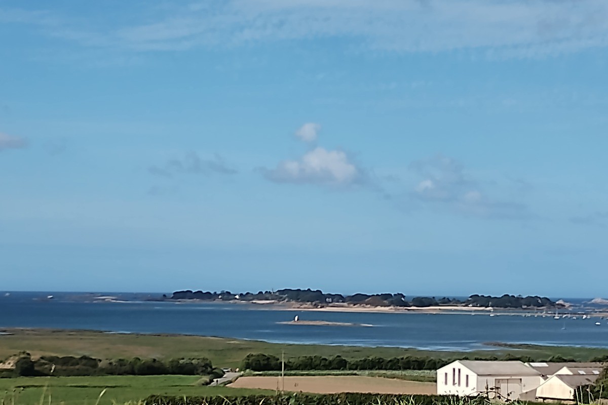 Vue sur l'île Callot