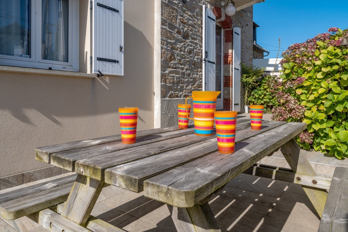 Terrasse bien exposée