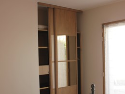 wardrobe in a double bedroom
