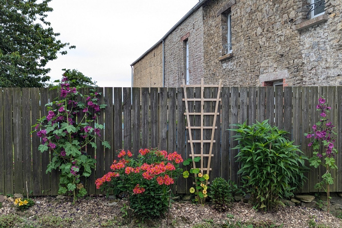 L'environnement fleuri de Maison Kalisol