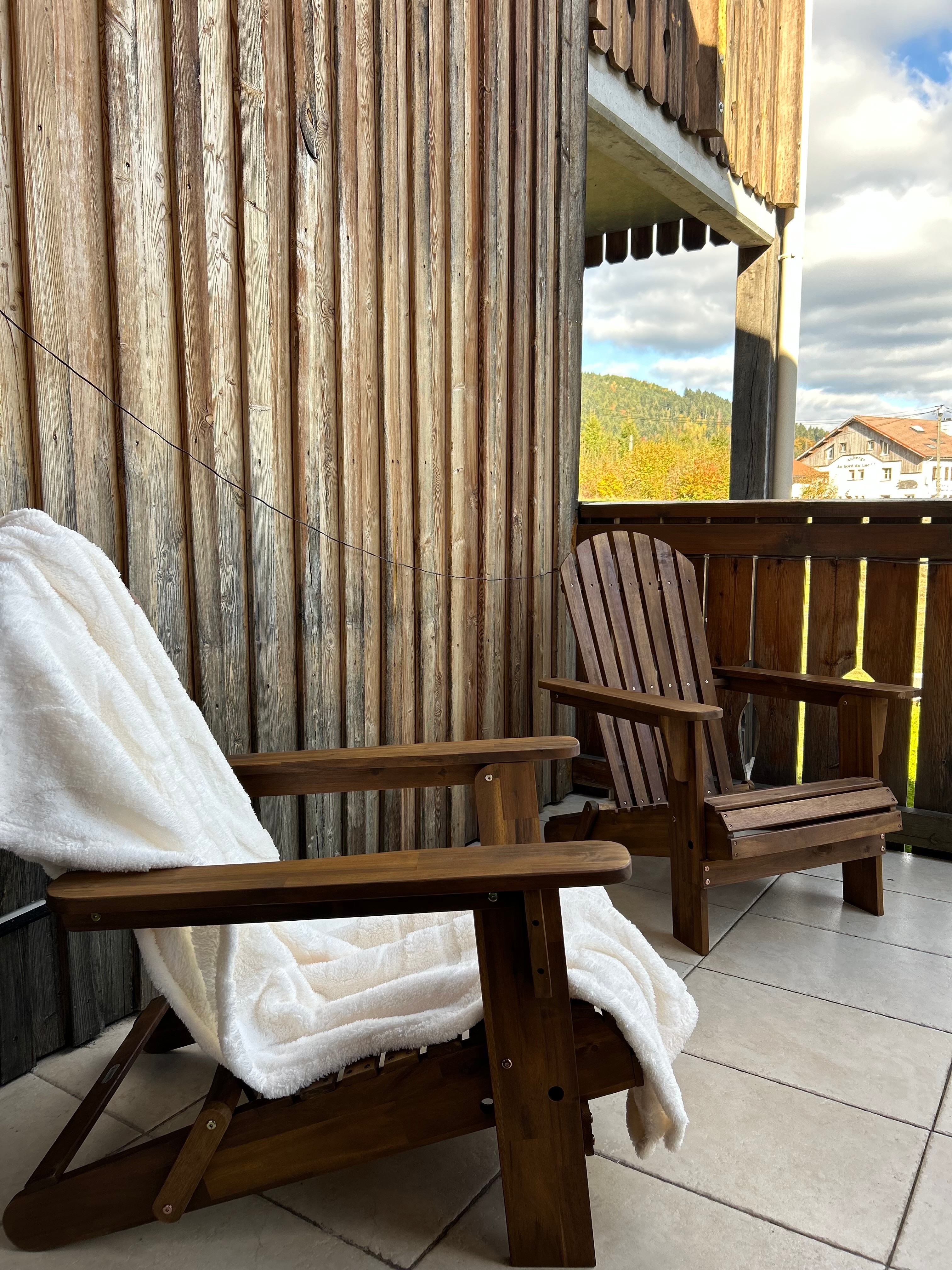 Terrasse  - Appartement "Coup de Cœur" à Gérardmer