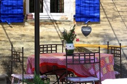 Coin repas extérieur