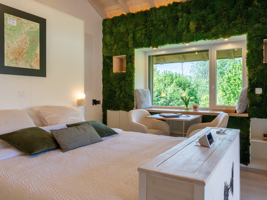 Queen-size bed (160) Scandi'Green - Domaine Epic Chalets