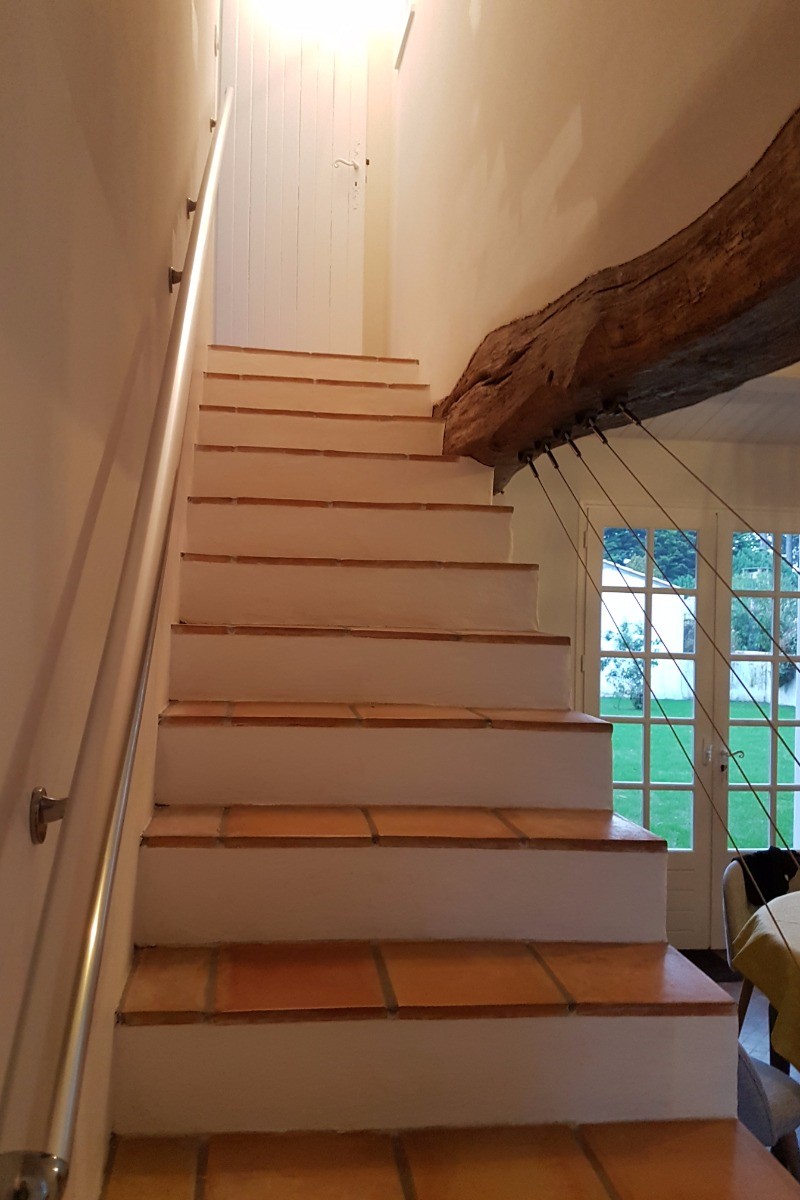 La main courante et la sécurisation de l'escalier
