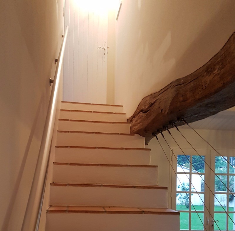 La main courante et la sécurisation de l'escalier