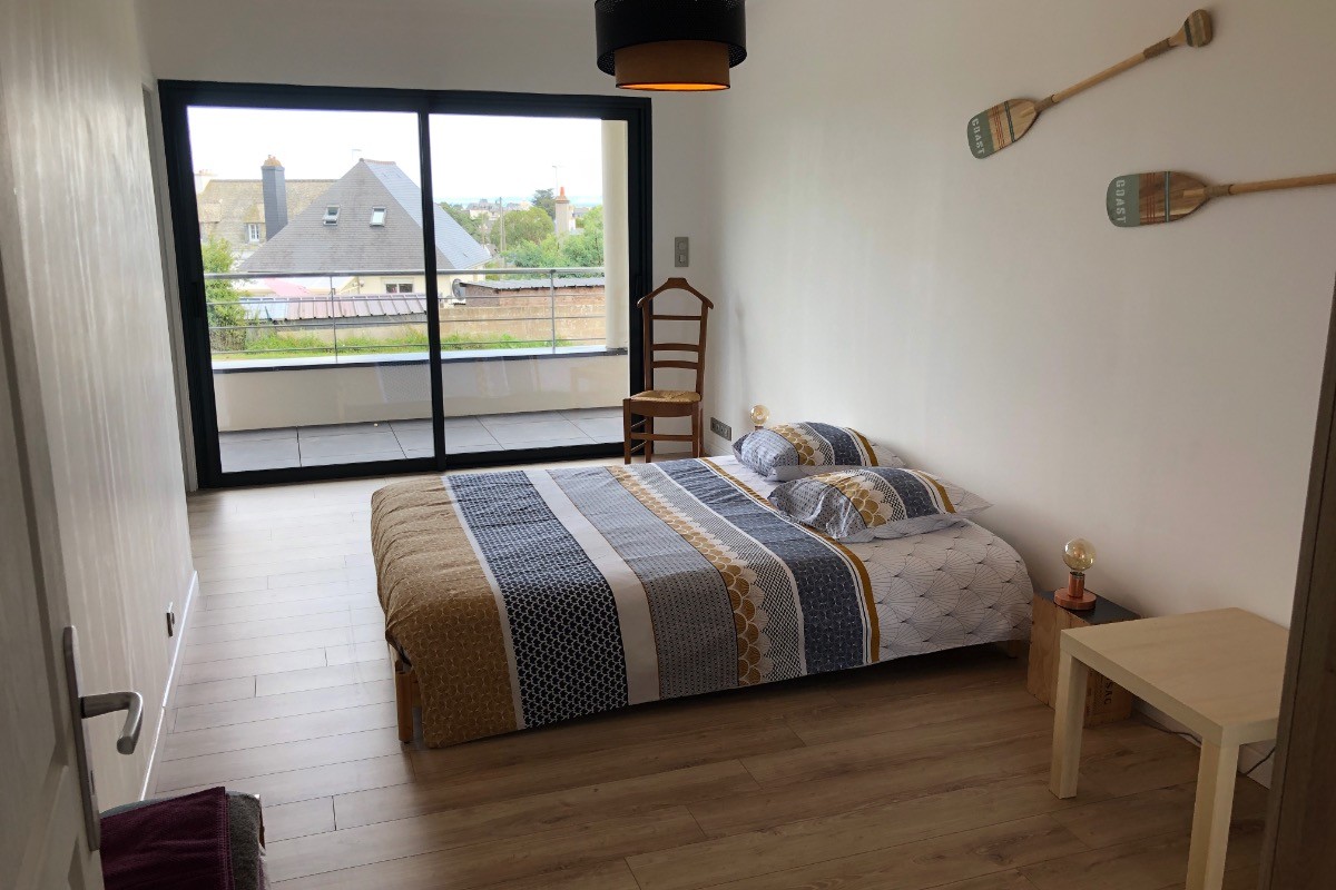 Chambre côté mer avec salle de bain attenante