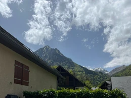 Terrasse avec vue latérale