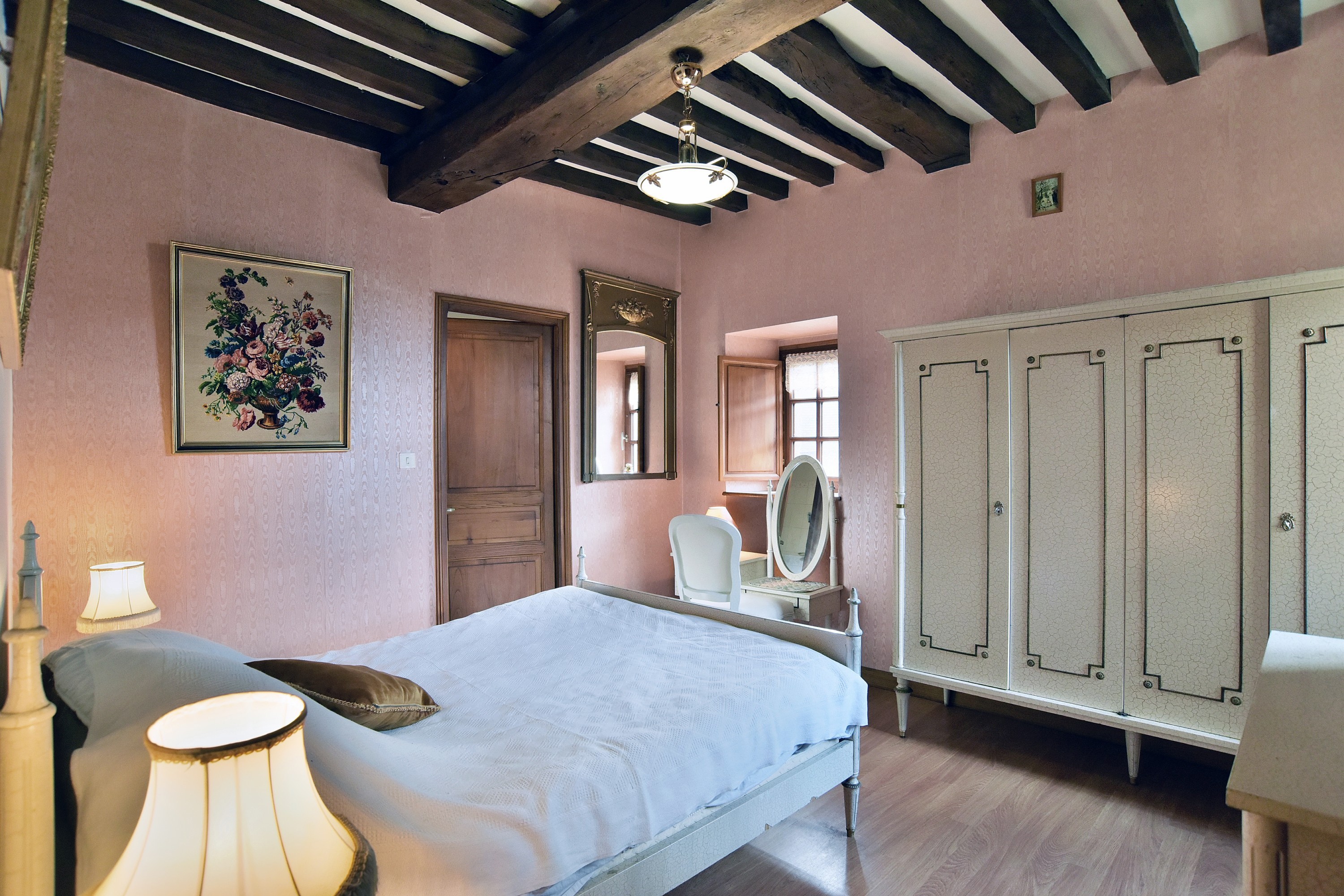 Chambre 2 personnes (lit 140 cm) avec salle de bain et WC communicant