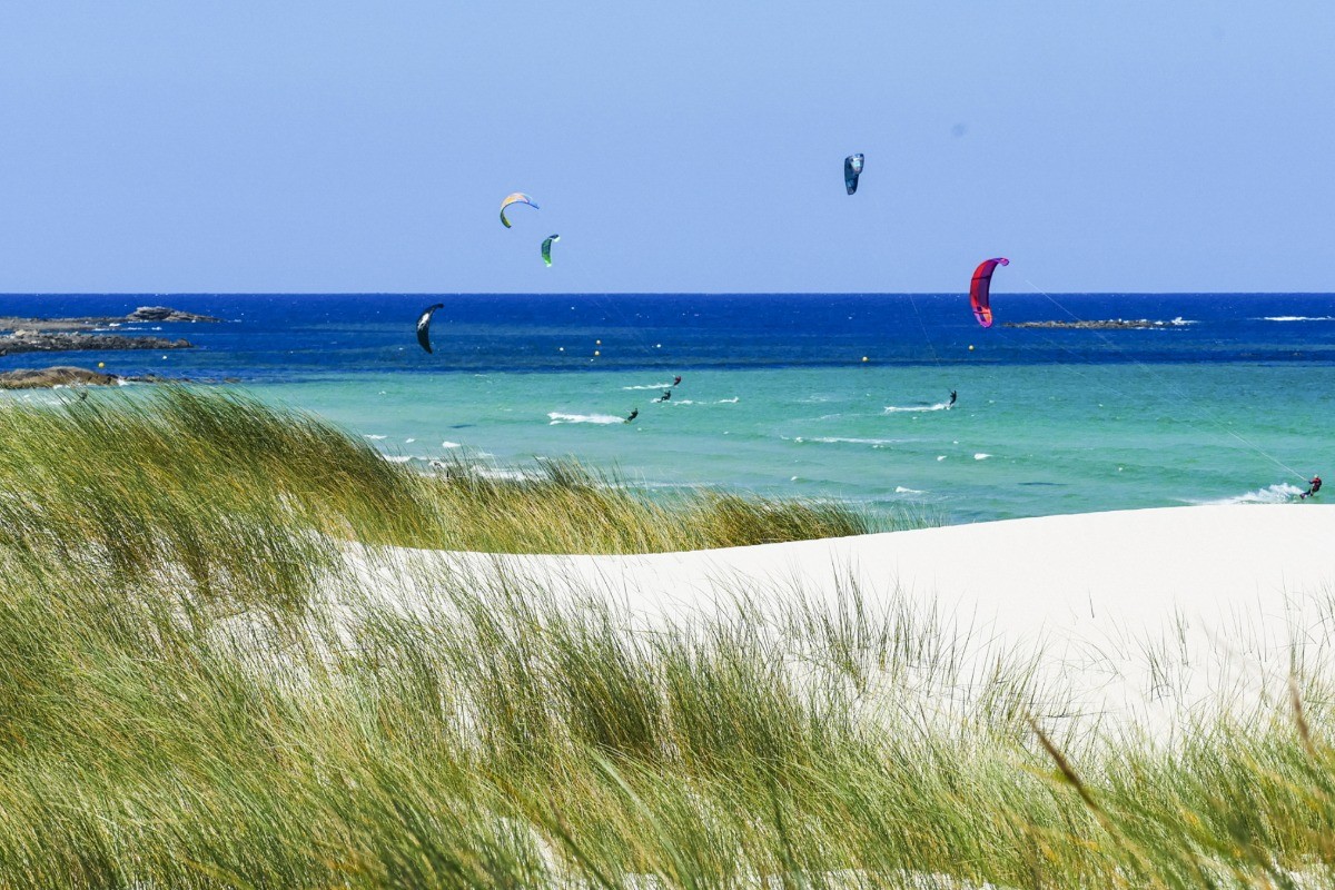 Dune et plage de Tréompan à Ploudalmézeau