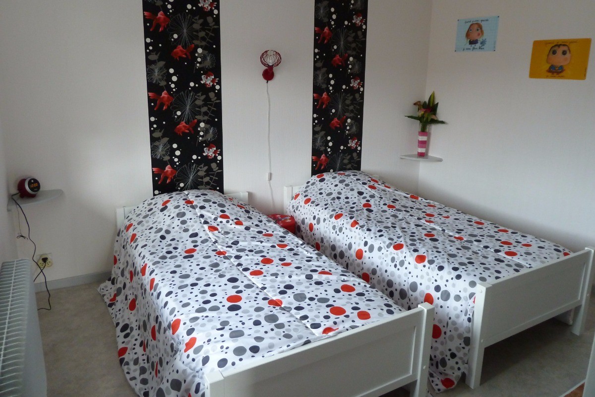 Chambre n°2 - Séjour à Gérardmer - Appartement proche du centre ville, entre lac et nature