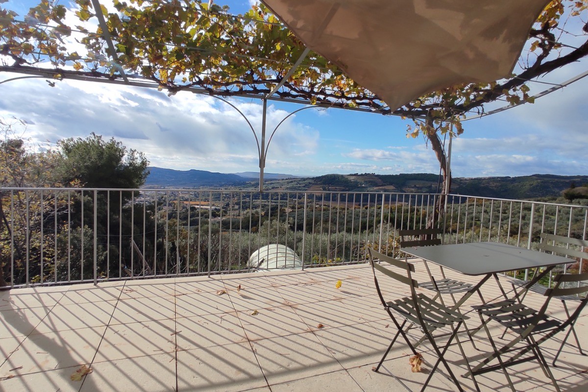 Gîte à la ferme Brès - La Terrasse